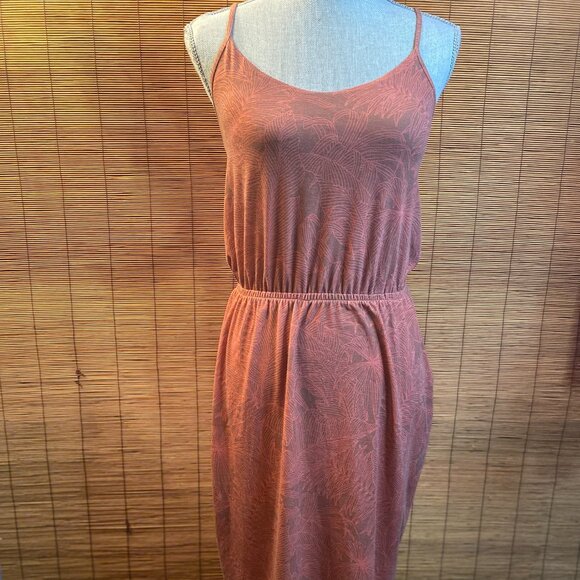 Prana Racerback Tank Maxi Dress with Elastic Waist Size XS - Picture 1 of 8